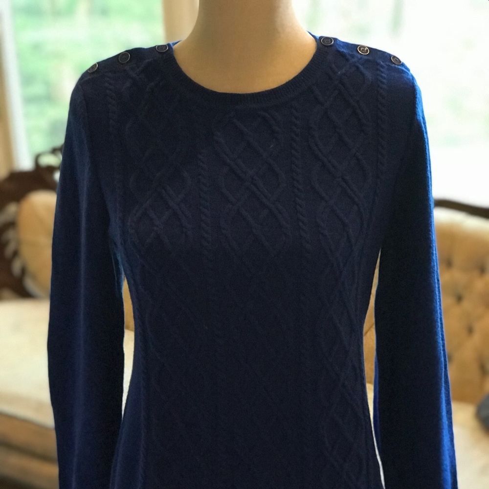 Talbots blue sweater
